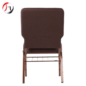 アームレスト付き布張り教会祈りの椅子カスタマイズロゴ付きメタルフレームシアターチェアパッド入りオーディトリアムチェア - Product Image 6