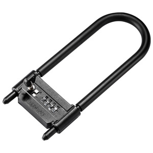 Candado de seguridad con contraseña, de aleación de aluminio, en forma de U, para puertas de vidrio y tiendas, con barra de 4 mm de grosor. - Product Image 2