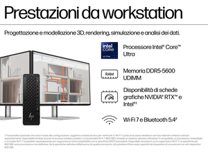 Estación de Trabajo <span class=keywords><strong>HP</strong></span> Z2 PC SFF Tower, Estación de Trabajo Z2 SFF G1i, PC de Escritorio, Intel Ultra 5-235, 8G, 512G, DVDRW, <span class=keywords><strong>Mini</strong></span> PC de Escritorio - Product Image 6