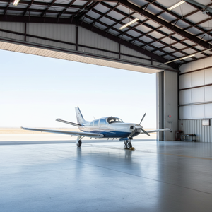 Hangar de Acero Prefabricado de Ensamblaje Rápido y Estructura Transparente con Vigas en H para Almacenamiento de Helicópteros y Aviones con Metal Galvanizado - Product Image 2