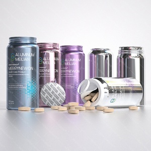 110ml 100ml Metal Packaging Tins <b>Containers</b> for <b>Pills</b> Aluminum Packing Tins Jars for Medicine Packaging Bottles - Product Image 1