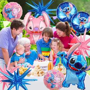 10 Uds. Globos <span class=keywords><strong>de</strong></span> papel <span class=keywords><strong>de</strong></span> aluminio <span class=keywords><strong>de</strong></span> dibujos animados <span class=keywords><strong>Stich</strong></span> Lilo niños personaje helio gota <span class=keywords><strong>de</strong></span> agua globos <span class=keywords><strong>de</strong></span> estrellas <span class=keywords><strong>para</strong></span> decoración <span class=keywords><strong>de</strong></span> fiesta <span class=keywords><strong>de</strong></span> feliz <span class=keywords><strong>cumpleaños</strong></span> - Product Image 4