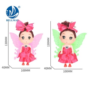 Bemay Toy 5 pulgadas Vinilo Suave confuso belleza princesa muñeca chico juguete para niñas, fingir jugar muñecas - Product Image 6
