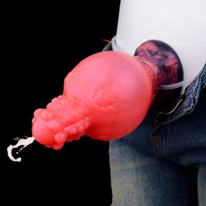 Consolador inflable y suave para mujer/hombre, juguete sexual para agrandar el nudo grande, nuevo consolador de chorros de fantasía, novedad de 2017 - Product Image 3