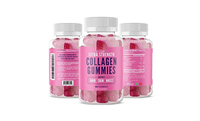 Gummies Végans Éclaircissants Marque Blanche à l'Acide Hyaluronique, au Collagène, à la Vitamine C et au Gluta