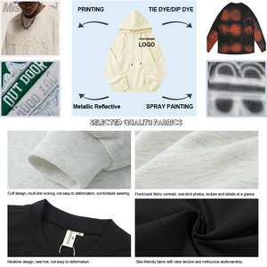Sudadera con Capucha <span class=keywords><strong>Fear</strong></span> of God, Estilo Cardigan, de Punto, Algodón y Poliéster, Cierre Doble, Anti-Pilling, Corte Holgado, Estampado Digital, Esencial para Otoño - Product Image 3