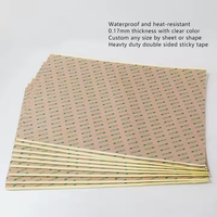 Autocollant personnalisé de haute qualité 3 M 9495le feuille transparente pour animaux de compagnie ruban adhésif double face 300lse solide avec adhésif acrylique