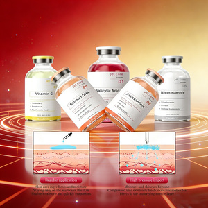 Sérum OEM Jet Peel à l'acide hyaluronique, peptides de cuivre et collagène pour une réparation profonde, raffermissement de la peau, anti-âge, éclat et hydratation - Product Image 4