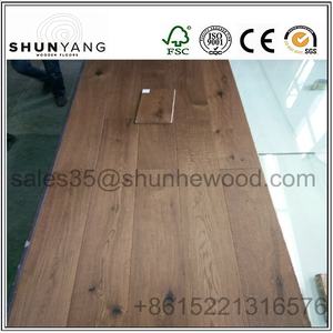 Clique rápido 14mm,15mm,21mm Estilo Clássico Rústico ABCD /CDE Grau Antigo Euro Revestimento De Madeira De Carvalho Branco - Product Image 2