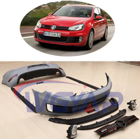 WGYAP Kit carrosserie haute qualité pour VW Golf 6 GTI Classic Golf 6 haut de gamme pare-chocs avant jupe latérale pare-chocs arrière mise à niveau état neuf