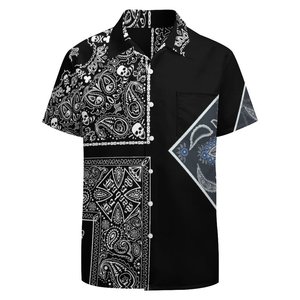 <span class=keywords><strong>Camicia</strong></span> da <span class=keywords><strong>uomo</strong></span> di grandi dimensioni con stampa Bandana personalizzata Design Aloha da <span class=keywords><strong>uomo</strong></span> <span class=keywords><strong>camicia</strong></span> estiva ampia <span class=keywords><strong>camicia</strong></span> Hawaii da <span class=keywords><strong>uomo</strong></span> con colletto cubano <span class=keywords><strong>camicia</strong></span> a maniche corte - Product Image 1