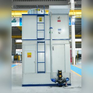 Condenseur évaporatif à flux croisé, équipement d'évaporation industriel pour chambre froide, chaîne du froid, réfrigération, économie d'énergie - Product Image 5