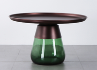 Ensemble de tables basses en verre de style nordique moderne pour salon, salle à manger, meubles de maison, faciles à nettoyer, garantie 1 an, non pliables, Osidi
