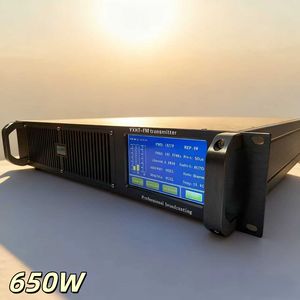 เครื่องส่งสัญญาณ 650WFM พร้อมระบบเปิด/ปิดตามกำหนดเวลา และ <span class=keywords><strong>SCA</strong></span>/RDS สำหรับการศึกษา/สถานีวิทยุ และการสื่อสารทางเรือ รองรับไฟ 100-240V และอินพุต MPX - Product Image 2