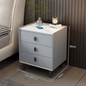 Console de maquillage moderne en bois style crème, tout-en-un, avec rangement latéral et design rétractable, idéale pour les espaces compacts - Product Image 2
