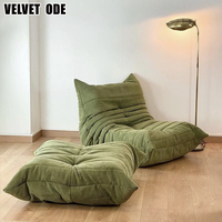 Canapé bohème en chenille Caterpillar To-go, tissu anti-abrasion, fauteuil ergonomique pour salon, zone de réception