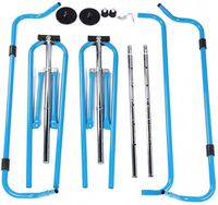 Barre de gymnastique parallèle pliable en acier à hauteur réglable, portable, sûre, robuste, équipement horizontal d'intérieur pour enfants