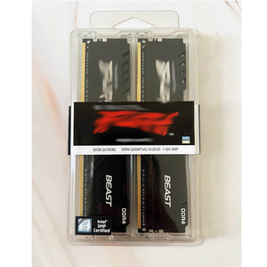 แรม DDR4 เมมโมรี่ 16GBx2 3200MHz 8GBx2 2666MHz 2400MHz 8GB 16GB 32GB <span class=keywords><strong>FURY</strong></span> Dimm PC4 สำหรับคอมพิวเตอร์ตั้งโต๊ะ เกมมิ่ง ชุดหน่วยความจำ DDR4 - Product Image 1