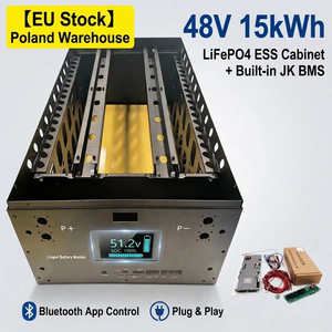 EU Poland Bulk Stock 48V 15kWh LiFePO4 Rack Mount ESS Cabinet Bluetooth BMS Commercial Off-Grid Solar <b>Energy</b> <b>Storage</b> <b>System</b> - Product Image 1