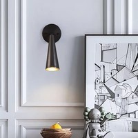 Applique murale en laiton pour chambre à coucher, éclairage nordique pour miroir de salle de bain, lampe murale pour couloir d'hôtel, éclairage pour peinture à l'huile