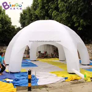 Großhandel spielzeug festzelt-Arc shaped type white dome inflatable marquees and tents for events