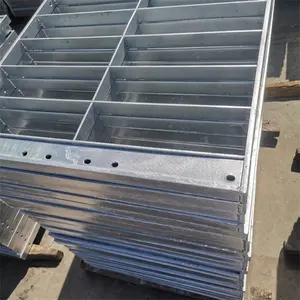 Anti-slip Serrated Drainage Covers 32*5mm Metal Building Construction Materials Steel Grating