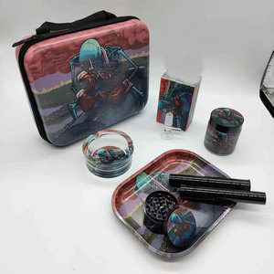 Kit de Fumar Portátil al por Mayor, Juego de Accesorios para Máquina de Liar Metálica con Logotipo Personalizado, Diseño de Caja de Regalo Disponible - Product Image 4