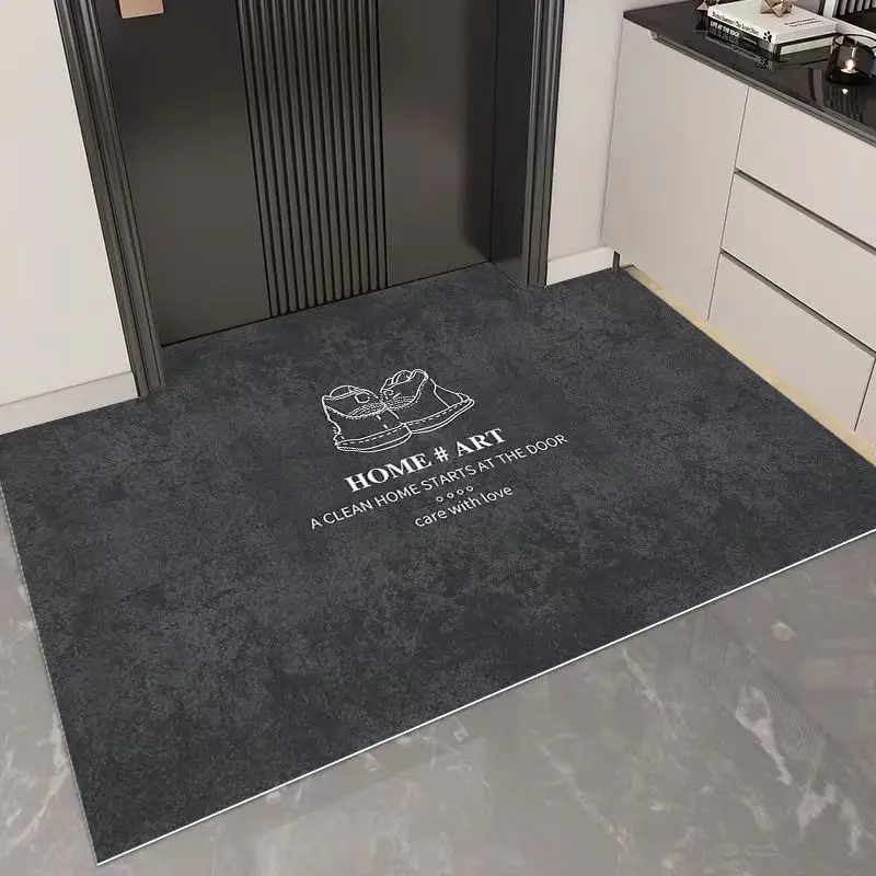 Tappetino personalizzato di benvenuto tappetino da pavimento con retro durevole personalizzato per porta anteriore tappetini commerciali antiscivolo per ingresso a casa