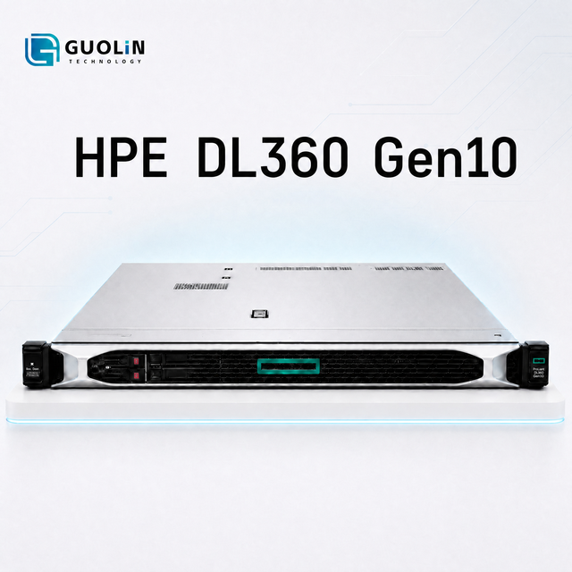 Used HPE ProLiant DL360 Gen10 1U Rack Server Intel Xeon Gold 6248R 64GB DDR4 4SFF ILO 5 for Data Center Virtualization