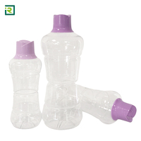 OEM/ODM Bouteille distributeur en plastique personnalisable Couvercle violet transparent Perles de rétention de parfum Bouchon à vis Détergent à lessive