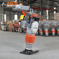 HCD125 5.5HP Compacteur vibrant thermique à essence pour le compactage de sols et le remblaiement de fosses étroites et de routes