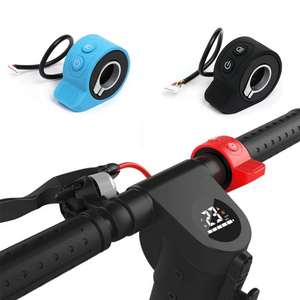Acelerador de Pulgar Negro para Patinetes Eléctricos HX X6 X7 X8, Interruptor de Encendido/Apagado de Luz, Acelerador HX X8 - Product Image 4
