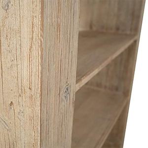 Antique Reproduction Reclaimed Pine Wood <b>Library</b> Bookshelf Multi-functional Bookcase for Sale - Product Image 4