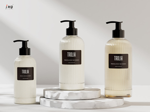 200ml <span class=keywords><strong>300ml</strong></span> 400ml sang trọng trong suốt nhựa dầu gội tắm gel rỗng bơm chai bao bì bán buôn - Product Image 2