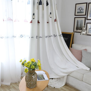 Tissu pour rideau de lampe suspendue imprimé, mélange semi-occultant filtrant la lumière, vendu <span class=keywords><strong>au</strong></span> <span class=keywords><strong>mètre</strong></span> - Product Image 1