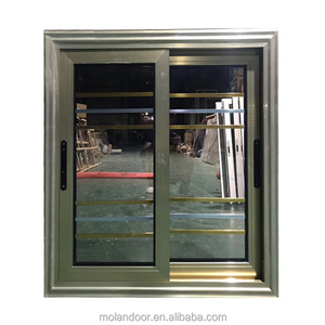 Thiết kế hiện đại khung nhôm mạ kẽm cửa sổ trượt với lưới chống muỗi lưới cửa sổ chống trộm cho biệt thự - Product Image 3