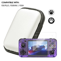 Étui de transport pour console portable en matériau EVA compatible avec R36H R36H/R36 PLUS/R36MAX, comprend un protecteur d'écran et des capuchons de joystick