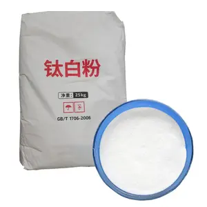 China Factory Titandioxid Rutil Qualität Anatas weißes Pulver für Farbe 25kg Beutel Preis pro Tonne