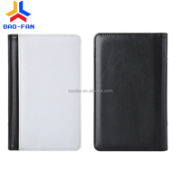 Bqueen — carnet de notes en cuir PU Sublimation, ordinateur portable, journal imprimé DIY avec porte-cartes, nouvelle collection