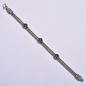 Bracelet uni en argent sterling 925, bracelet en argent sterling 925 pour femmes, bracelet en argent du fabricant, bijoux fins - Product Image 5