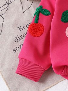 เสื้อผ้าเด็ก เสื้อผ้าเด็กใหม่สุดพิเศษสำหรับเด็กวัยหัดเดิน เสื้อแขนยาวและกางเกงสีแดงกุหลาบ 0-3Y - Product Image 5