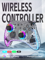 Control de Juego Inalámbrico Data Frog GG04 con Luz RGB para NS/Switch Lite/Oled