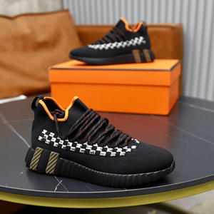 Zapatillas Deportivas Neutras para Hombre, Diseño Aerodinámico, Parte Superior de Gamuza Mixta Premium, Estructura Ventilada, Rebote Responsivo del Pie, Duraderas - Product Image 1