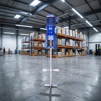 Agitateur vertical en acier inoxydable pour le traitement des eaux usées, réacteur de flocculation, agitateur de dosage