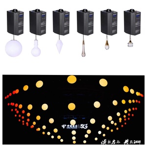 Lumière de scène professionnelle <span class=keywords><strong>DMX</strong></span> LED, 1 pièce, RGB coloré, boule relevable, Orbisfly, éclairage cinétique - Product Image 2