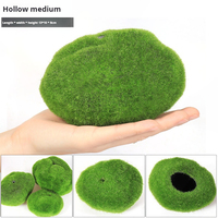 Rocailles de mousse artificielle vertes de style moderne, boules de mousse décoratives écologiques pour aquarium en plastique 220V