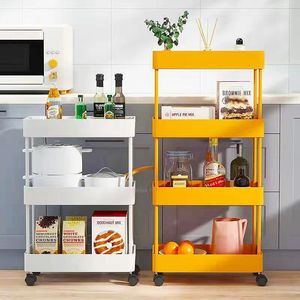 Organizador de cocina móvil de <span class=keywords><strong>3</strong></span> niveles para el hogar, herramienta rodante, carrito de almacenamiento, carros de utilidad, estante de almacenamiento móvil, organizador de cocina - Product Image 3