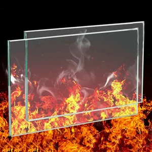 Fire Rated Tempered Glass Wire Mesh Glass Fire-proof Glass
