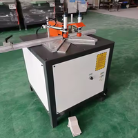 Découpe d'angle à 45 et 90 degrés Traitement des portes et fenêtres Machines de découpe d'angle pneumatiques en aluminium et fer