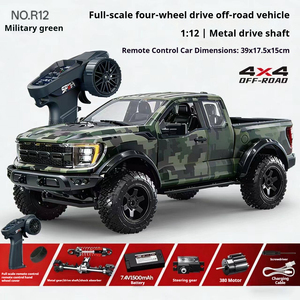 Nouveau camion tout-terrain Hongxing 1/12 échelle 4x4 F150 Raptor Crawler, camionnette tout-terrain à l'échelle réelle, engrenages entièrement métalliques, jouet cadeau - Product Image 5